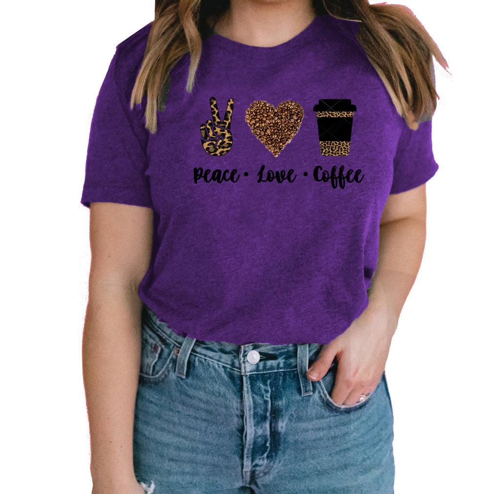 Peace Love Coffee T-shirt