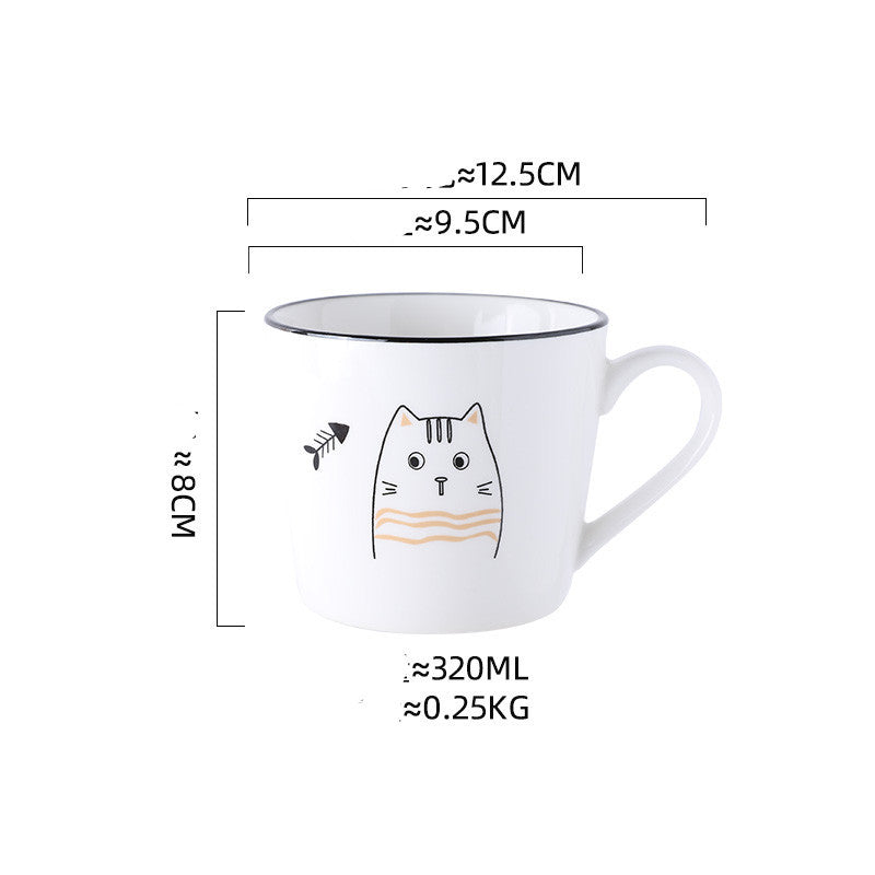 Ceramic Mug Cute Cat