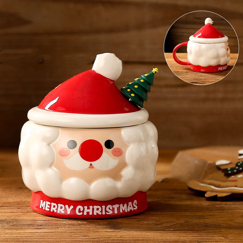 Christmas Ceramic Cup Festive Style