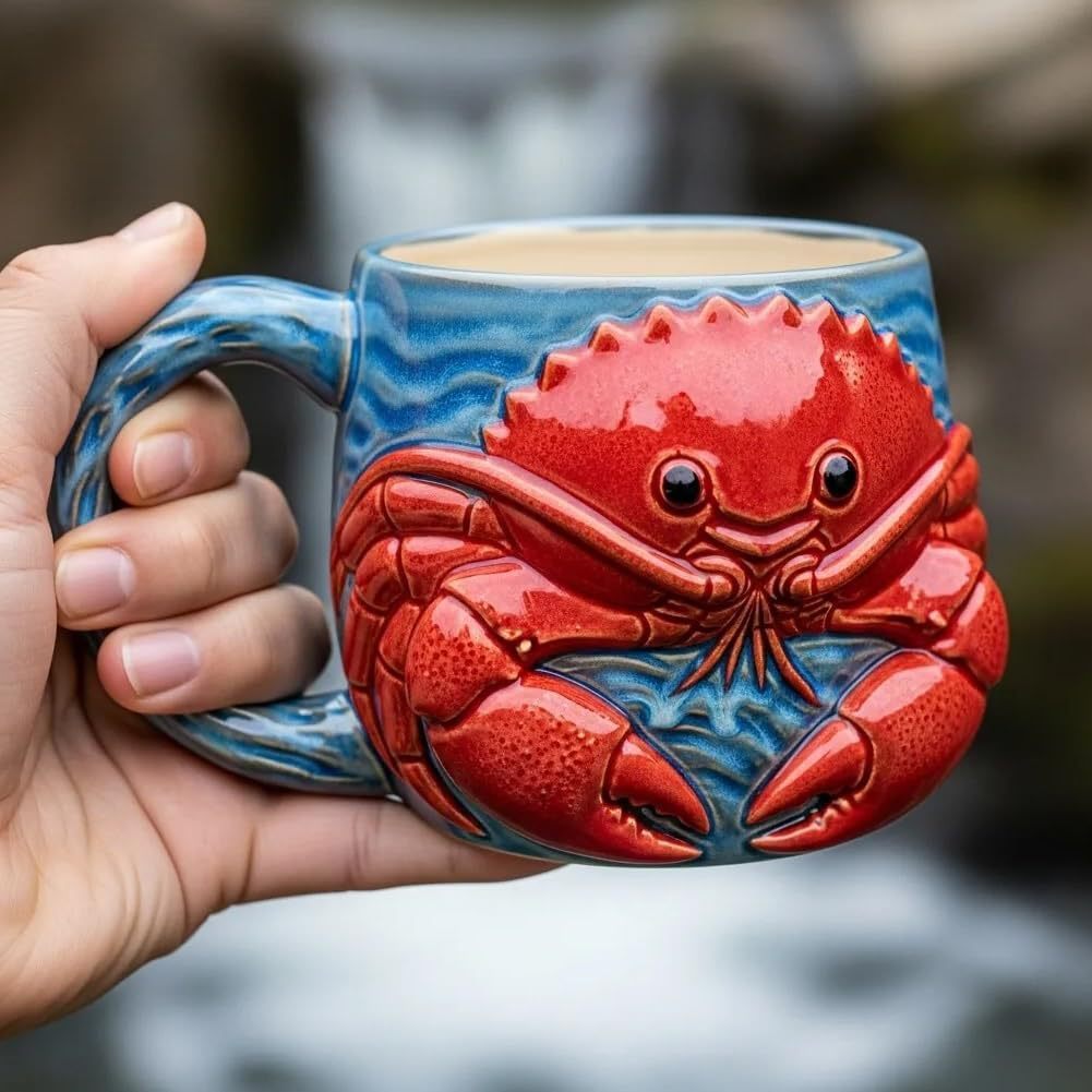 Creative Home Use Marine Animal 3D Coffee Cup
