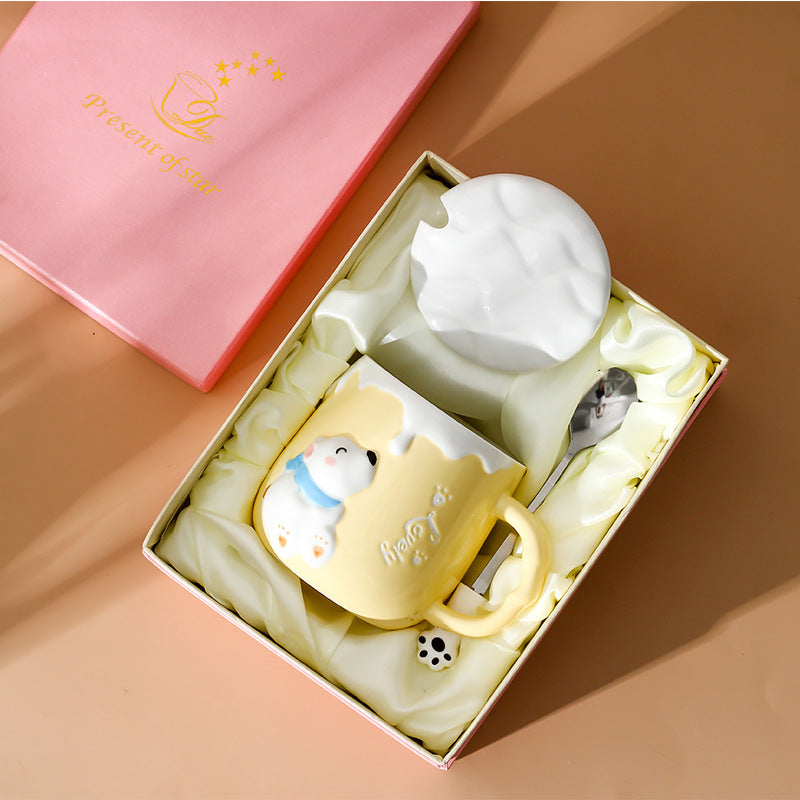 Cute Polar Bear Ceramic Mug