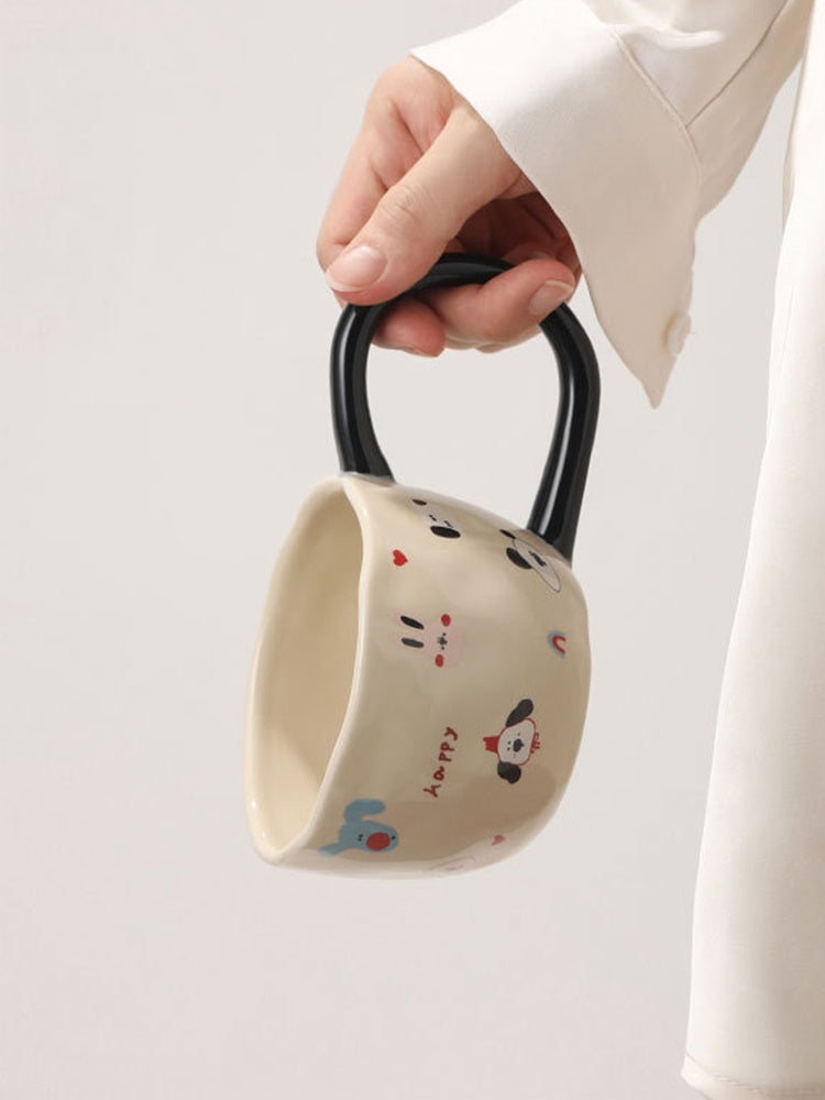 Cute Cartoon Coffee Mug Cup