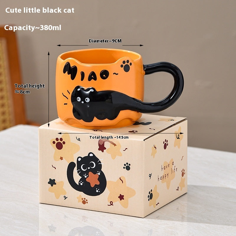 Suit Ceramic Cat Mug