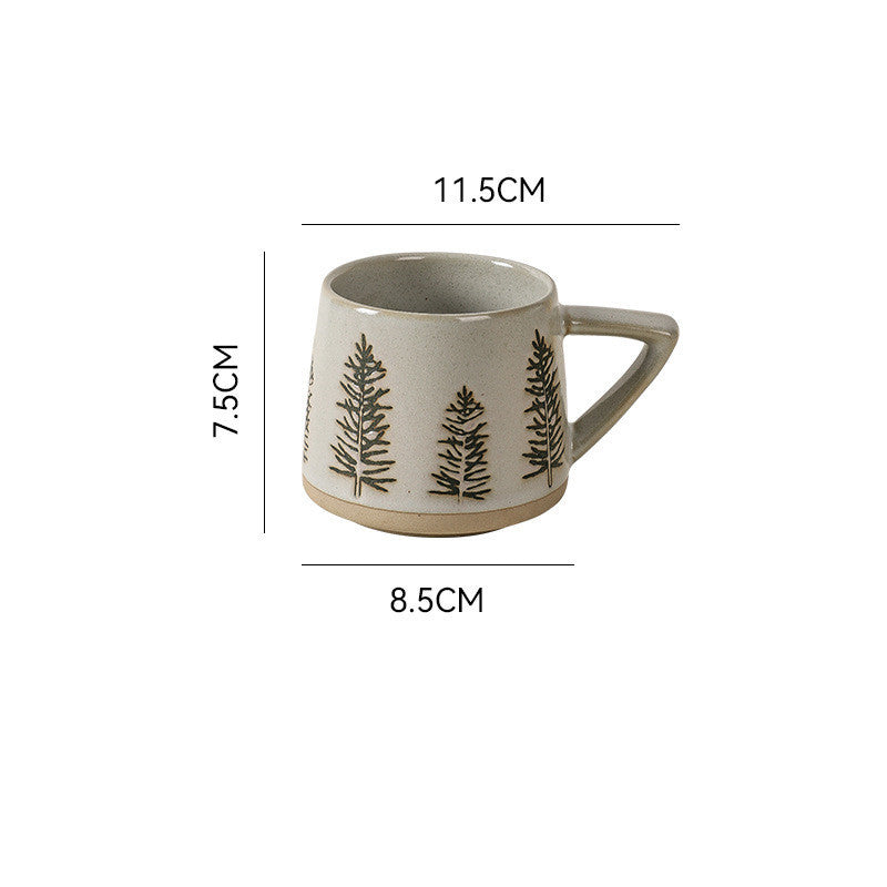 Christmas Retro Ceramic Kiln Mug