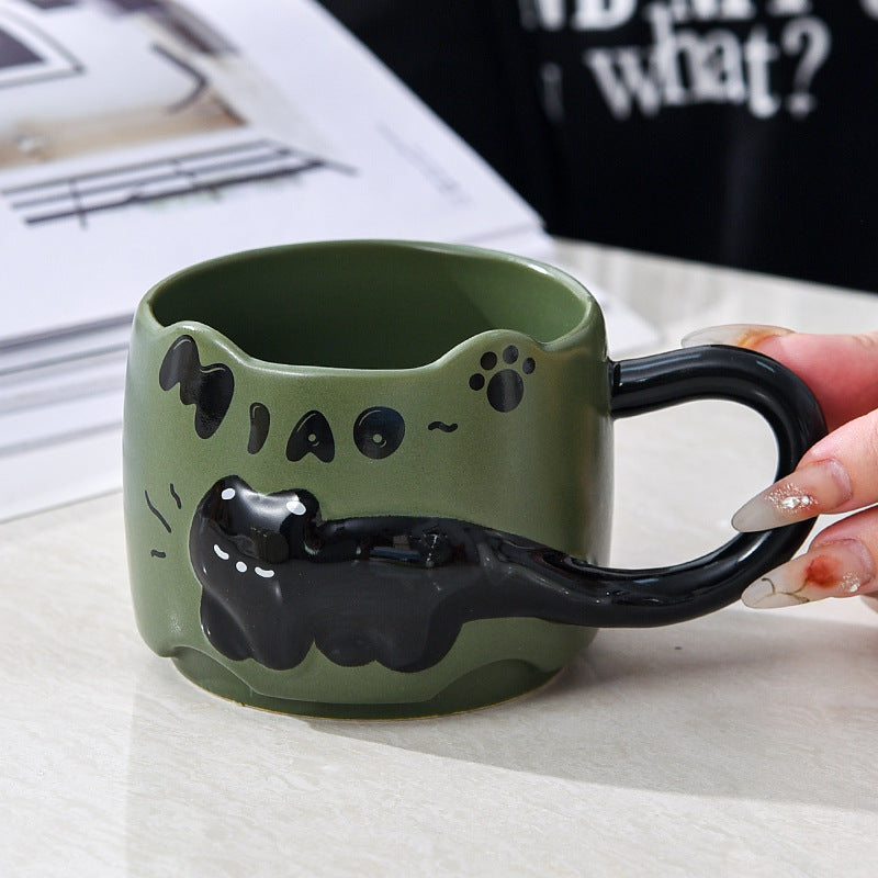 Suit Ceramic Cat Mug