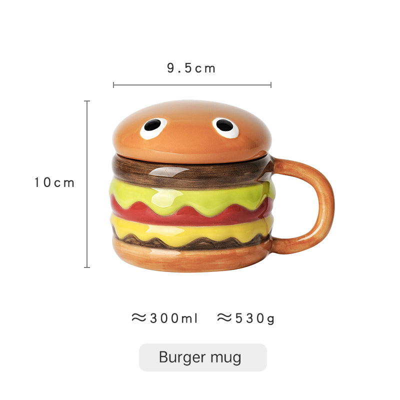 Hamburger Ceramic  Mug