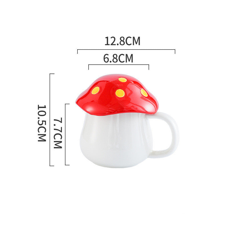 Creative Mushroom Ceramic Cup Student Lovers Cup
