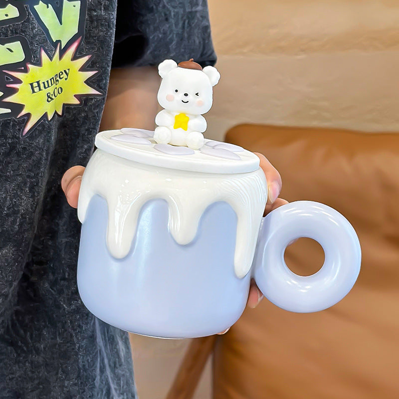 Bear-designed Ceramic Cup