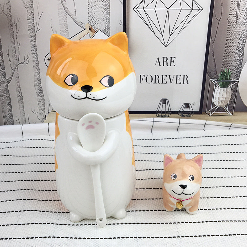 Japanese Ceramic Lovely  Cat Large Capacity Mug