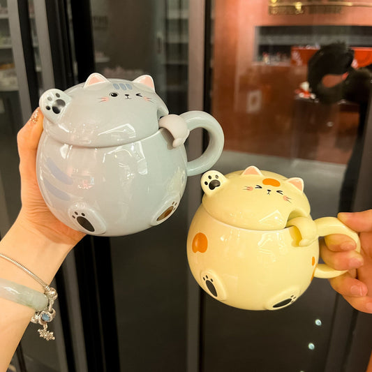 Lucky Cat Ceramic Mug
