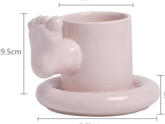Thumbs Up Like Mug Coffee Cup Saucer