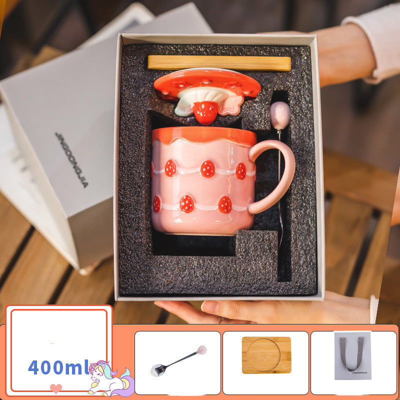 Strawberry Cake  Mug - Gift Box