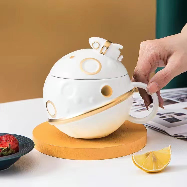 Fashion Ceramic Star Mug Astronaut Spaceship