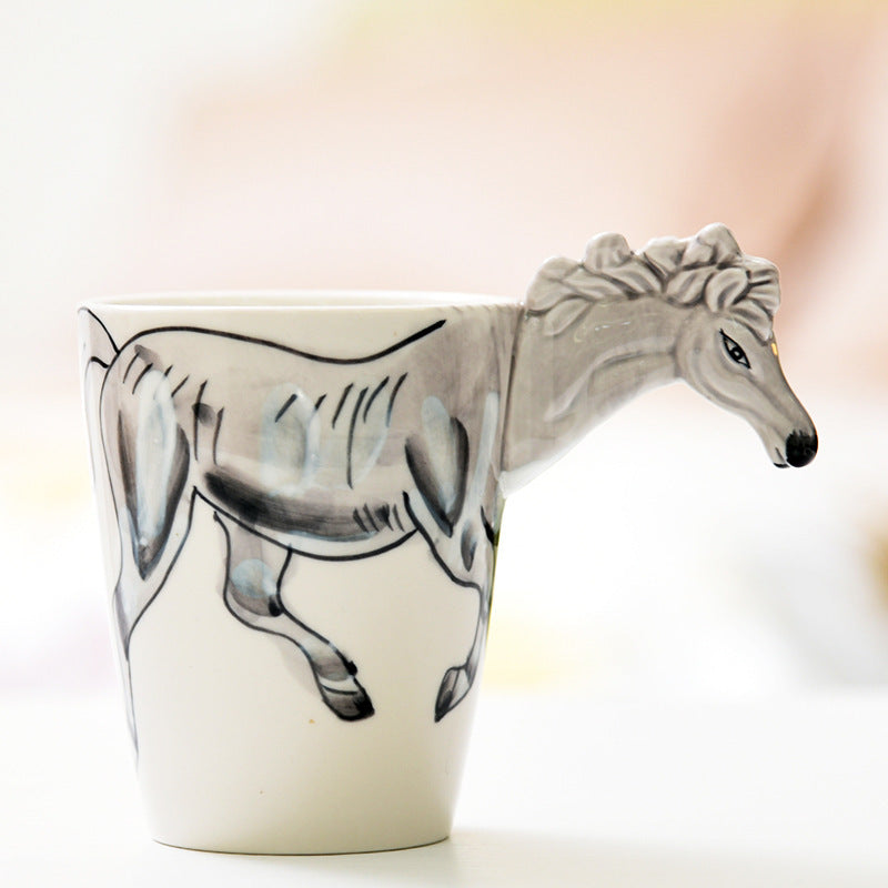 Jungle  Animal Mug Hand Drawn