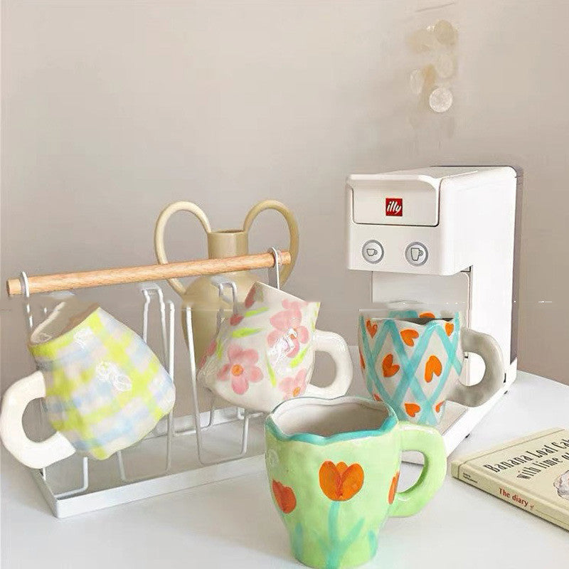 Hand Pinch Ceramic Cup Milk Coffee Personality