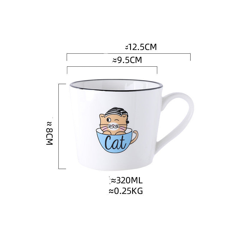 Ceramic Mug Cute Cat