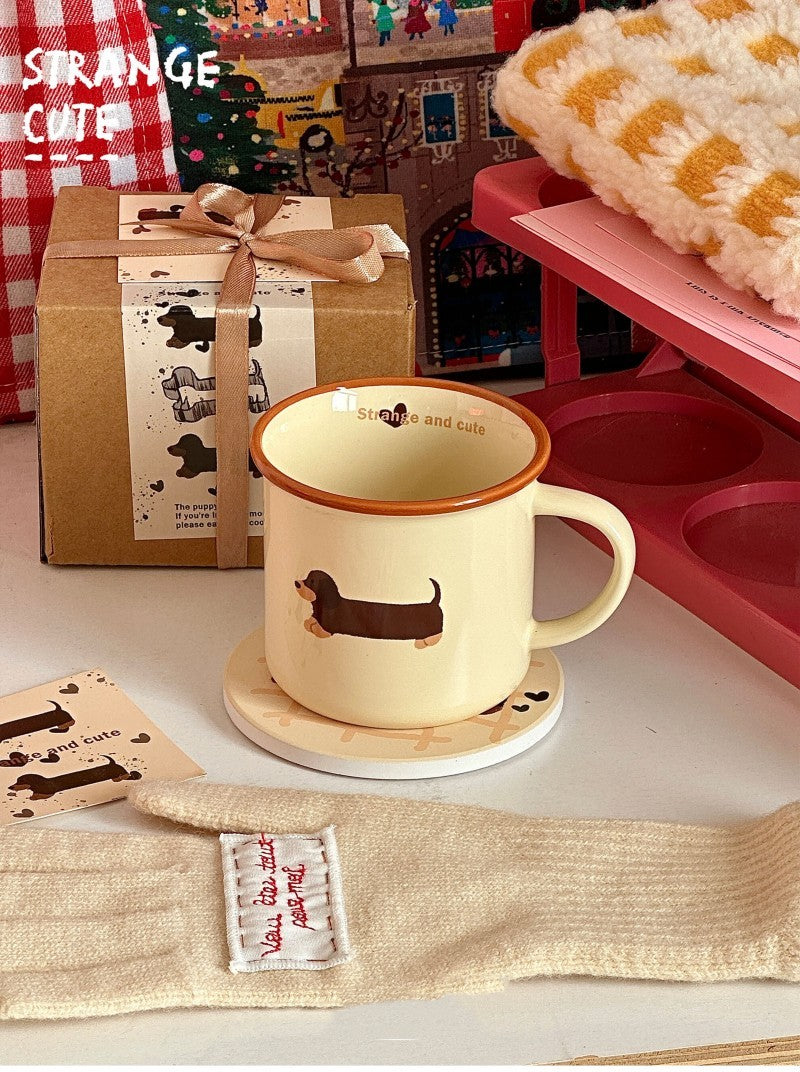 Cute Sausage Puppy Dog Mug