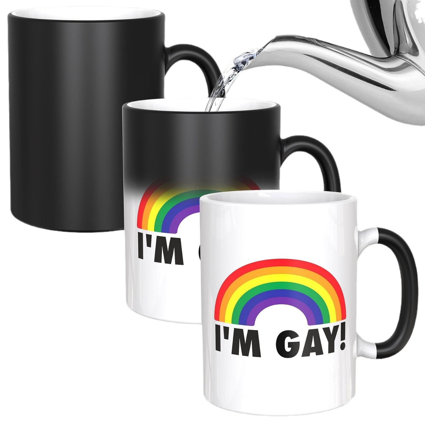 Color-changing Gift Mug I'M GAY!