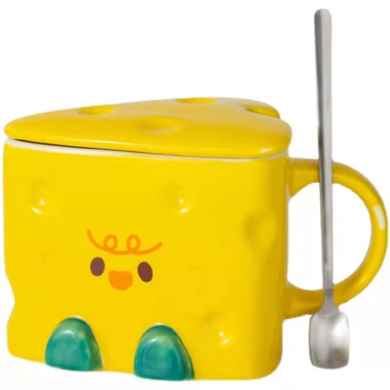 Cute Cheese Mug Ins Ceramic Good Looking