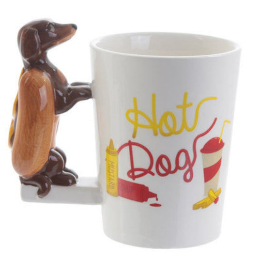 Hot Dog Mug 3D Stereoscopic