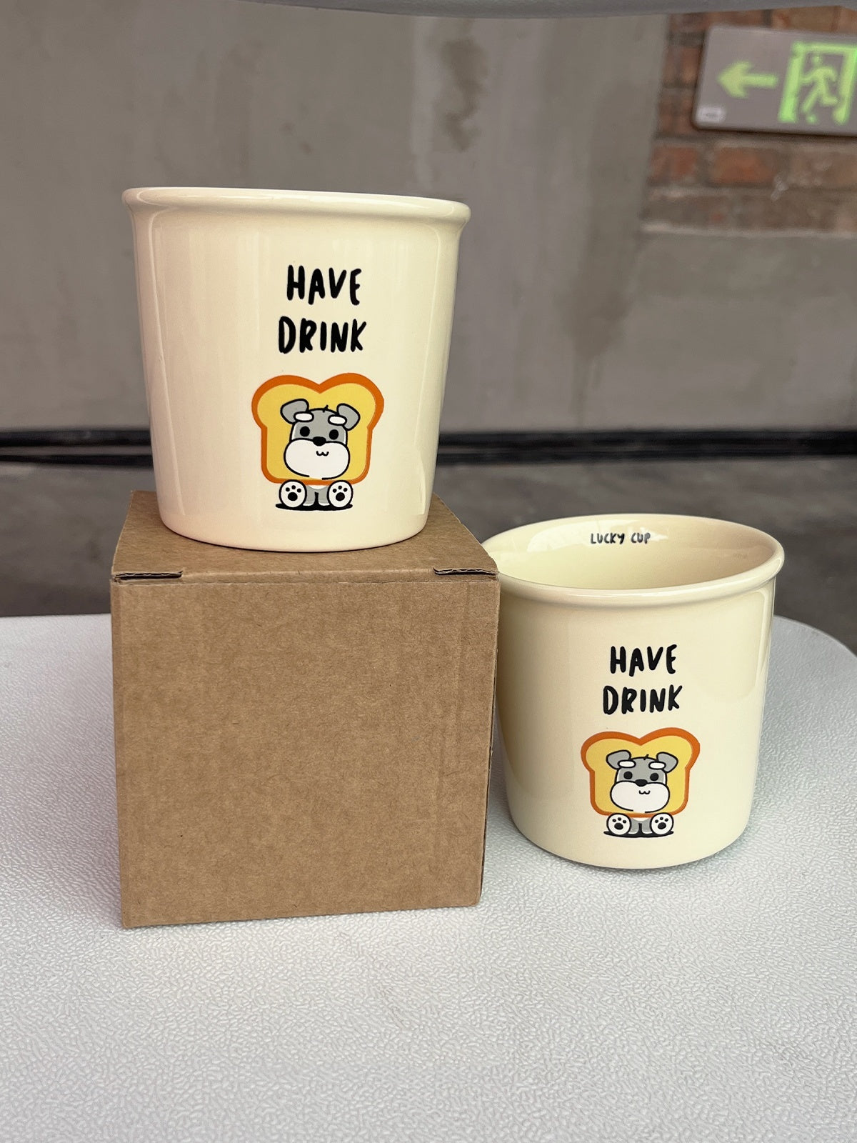 Schnauzer Ceramic Puppy Mug