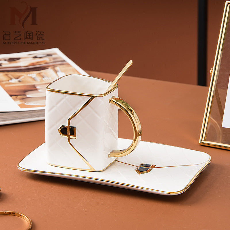 Creative Bag Modeling Dessert Coffee Cup Set