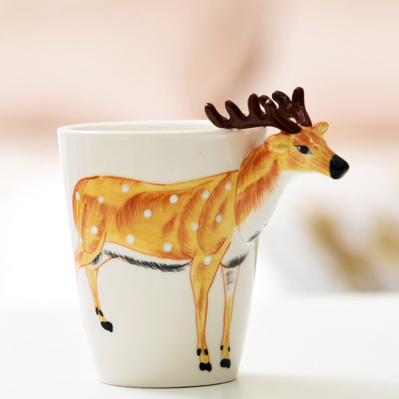 Jungle  Animal Mug Hand Drawn