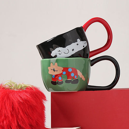 Cute Cartoon Coffee Mug Cup