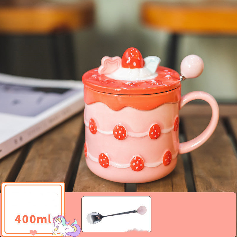 Strawberry Cake  Mug - Gift Box
