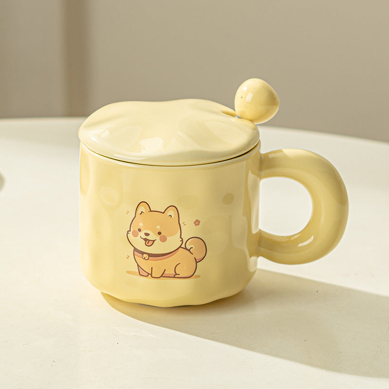Ceramic Cute Puppy Cat Mug