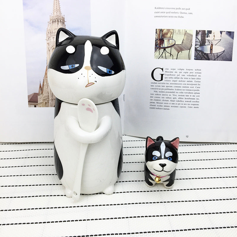 Japanese Ceramic Lovely  Cat Large Capacity Mug