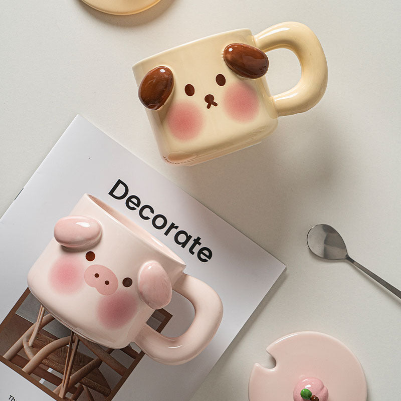 Girls' Home Office Pig Mug