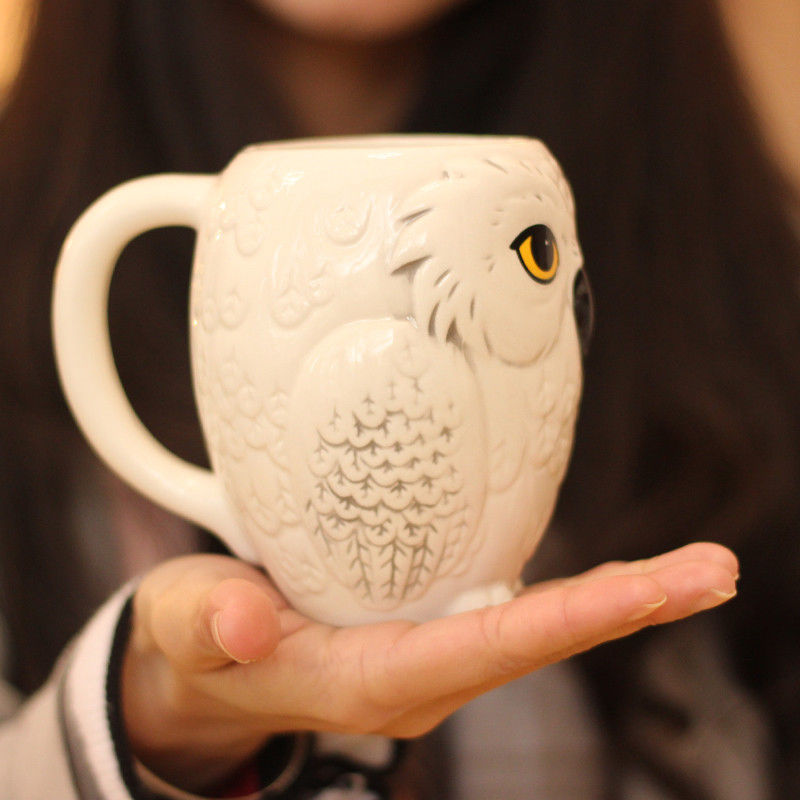 Ceramic Mup 3D Owl Shape