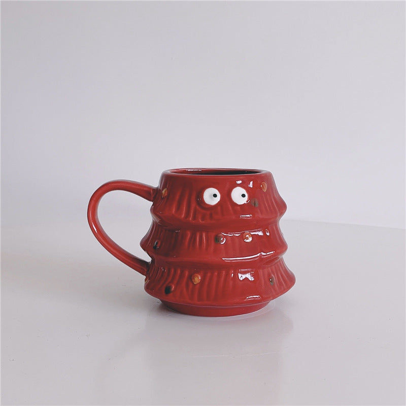 Christmas Tree Mug Ceramics Cup