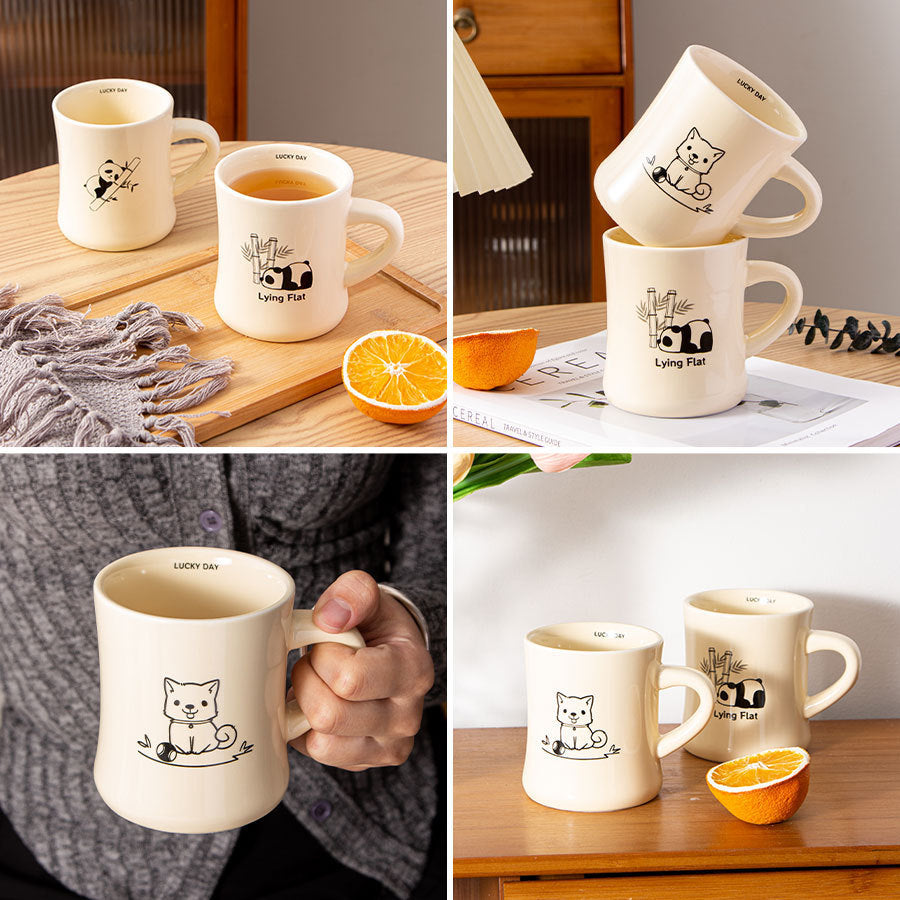 Mug Cartoon Ceramic Dog Mug