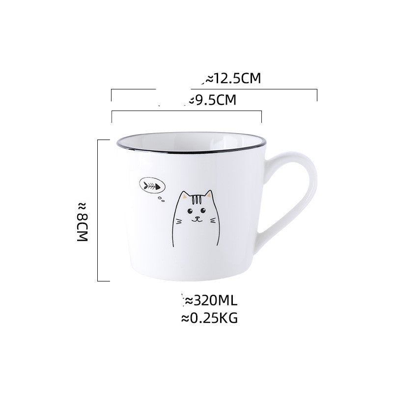 Ceramic Mug Cute Cat