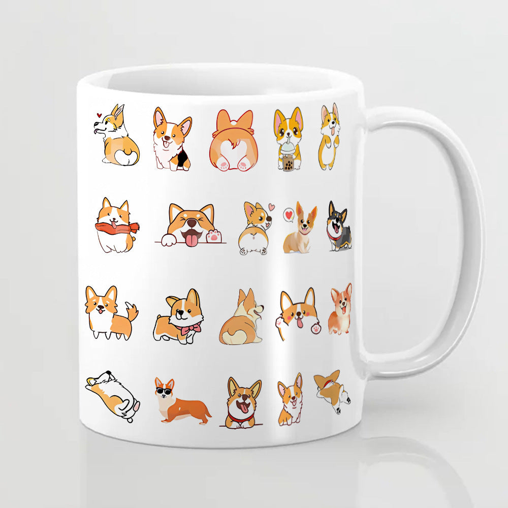 Corgi Ceramic Dog Mug