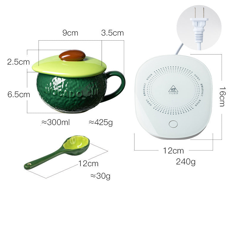 High-quality Large-capacity Ceramic Mug With Lid