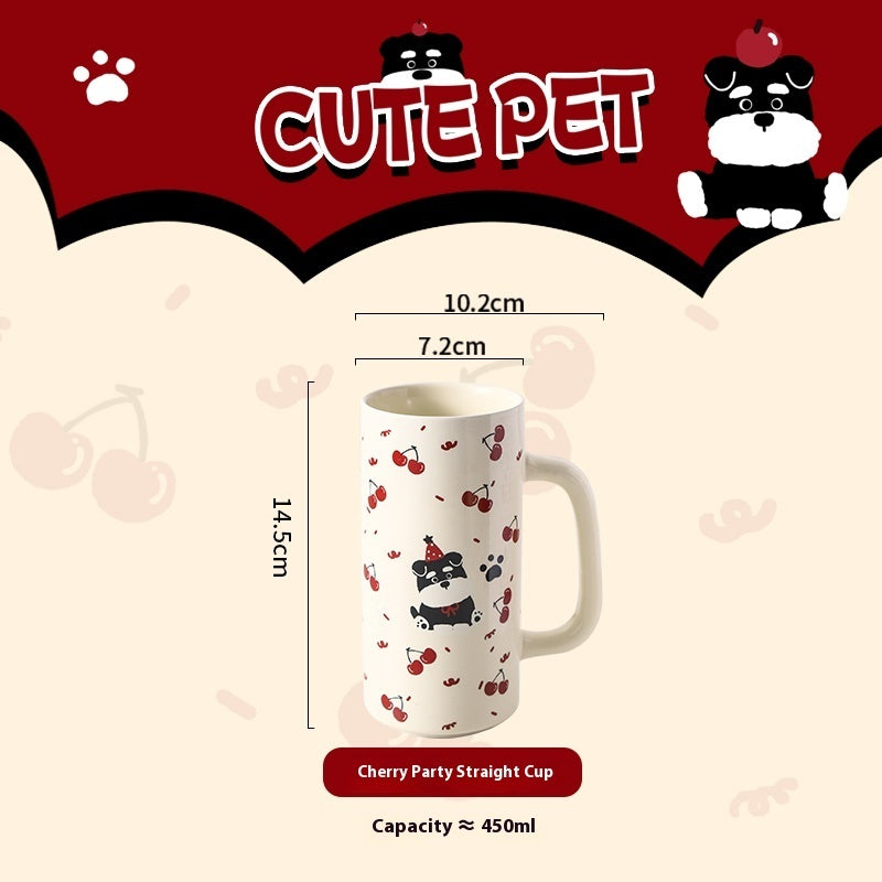Ceramic Pet Dog Mug Household Drinking