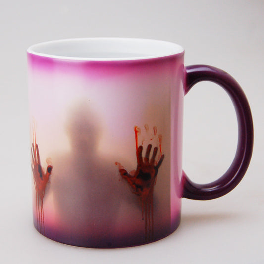 Christmas Eve Halloween Gift The Walking Dead Zombie Color Changing Mug
