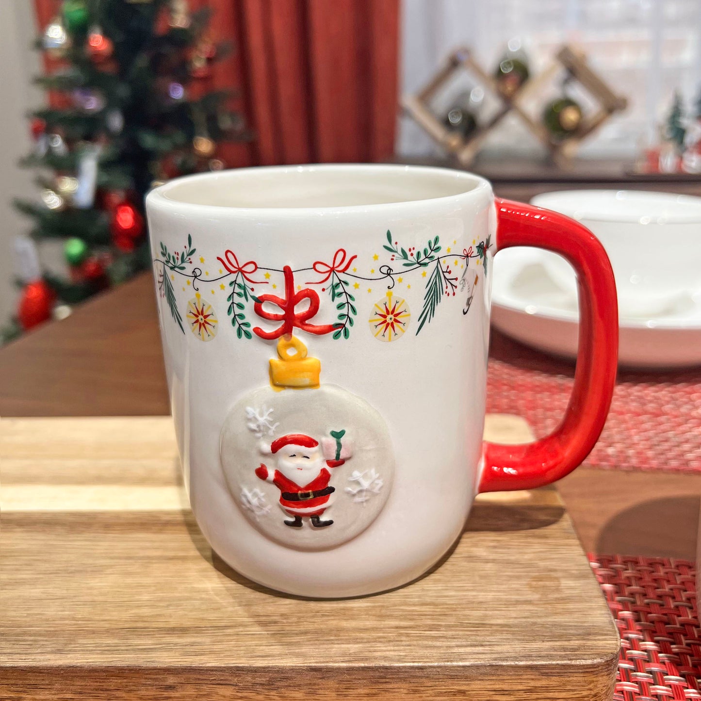 Export Santa Claus Hand-painted Ceramic Mug Large Capacity