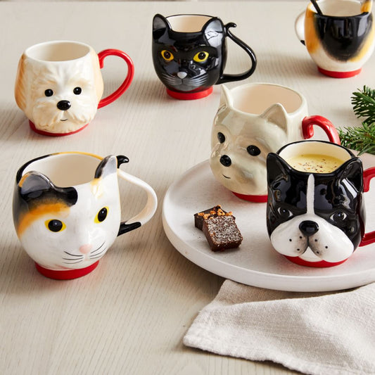 Ceramic Cut Mug Shaped