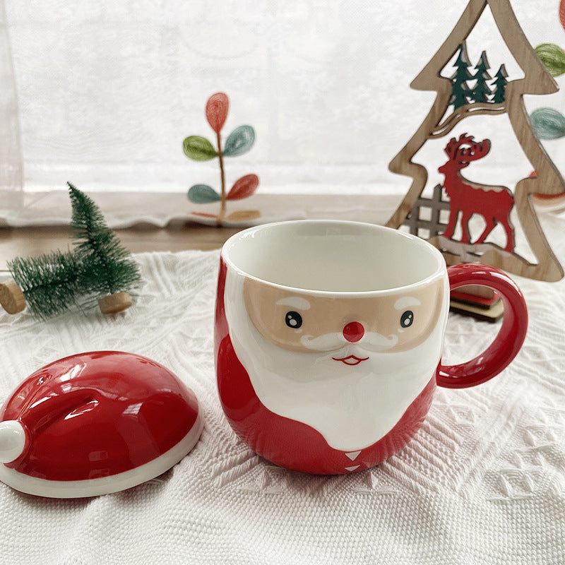 Christmas Ceramic Mug Gift Cute Cartoon