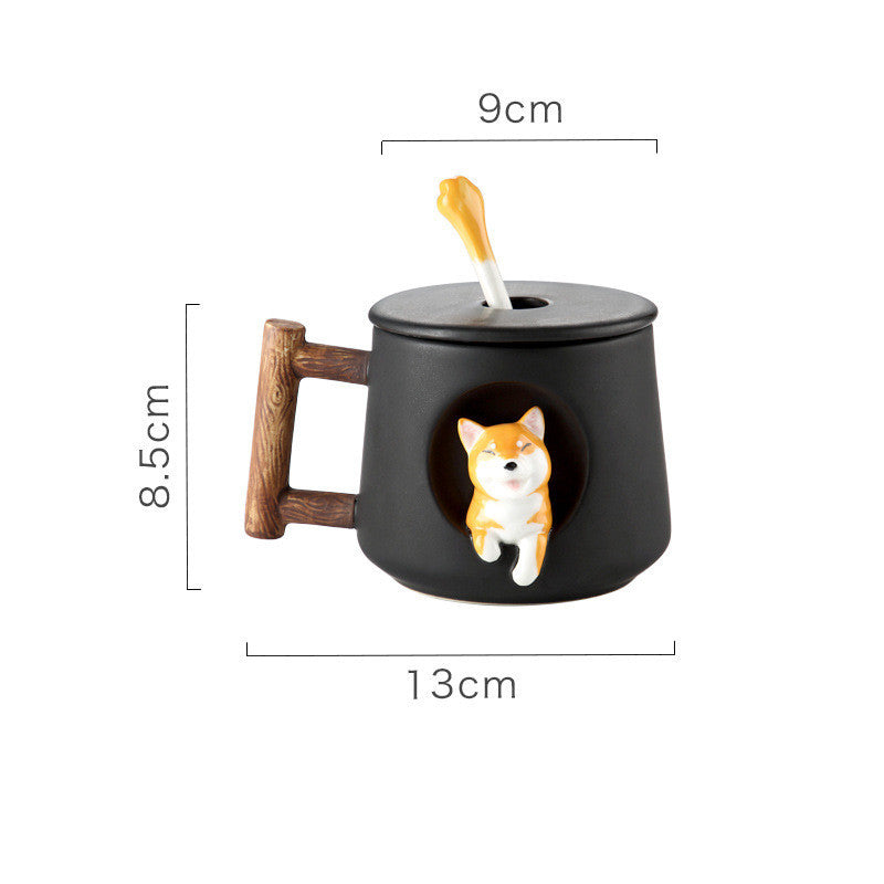 Creative Ceramic Shiba Inu Cute Mug