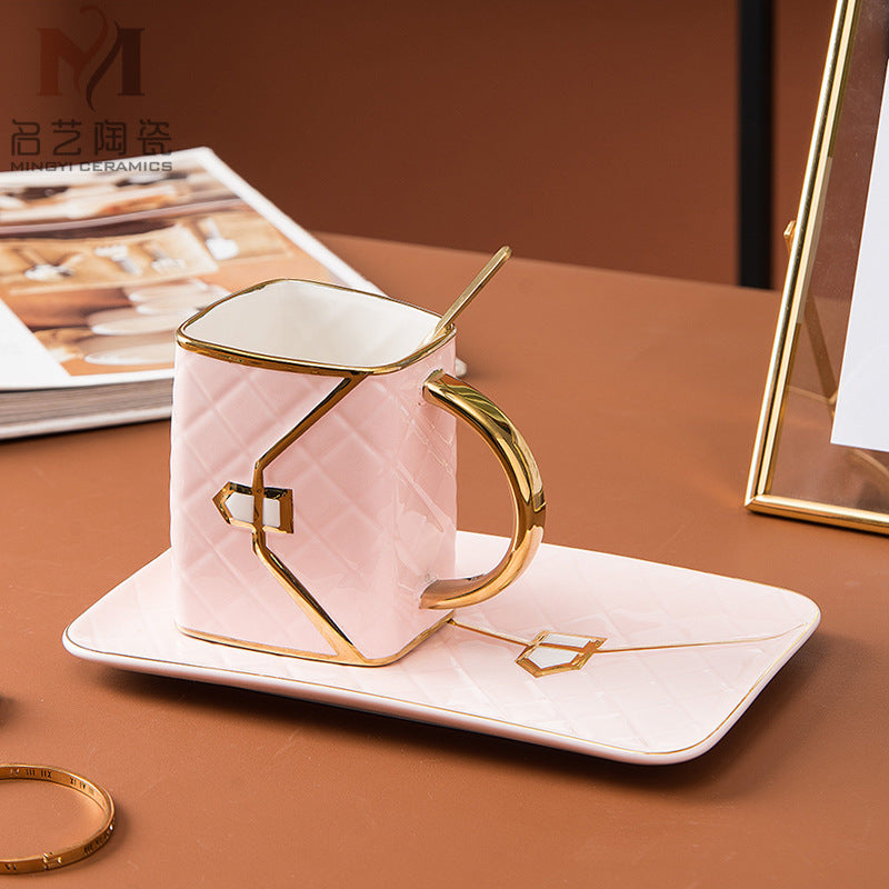 Creative Bag Modeling Dessert Coffee Cup Set
