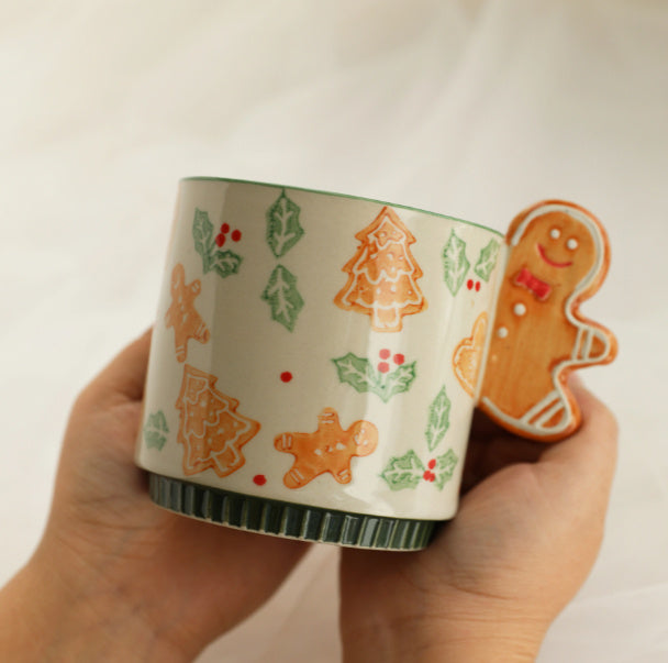 Hand-painted Xmas Ceramic Mug