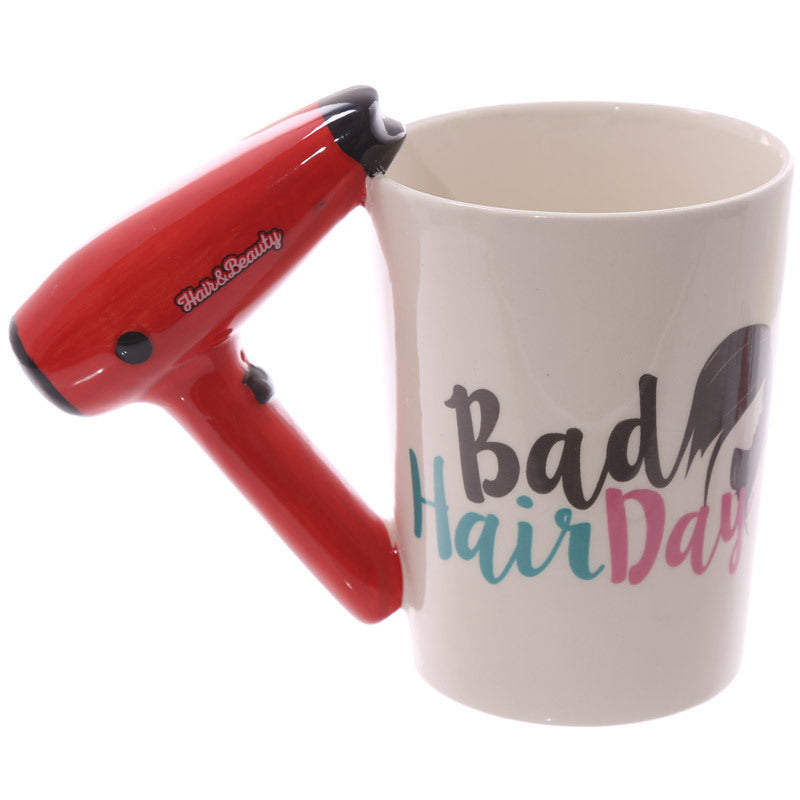 Creative Ceramic Hair Dryer Mug