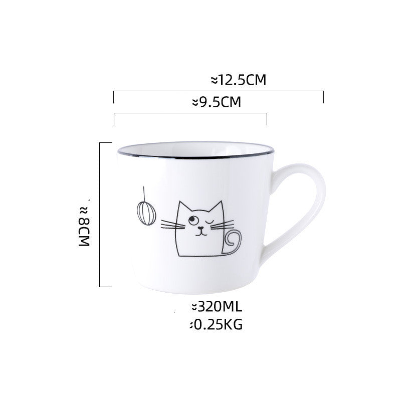 Ceramic Mug Cute Cat