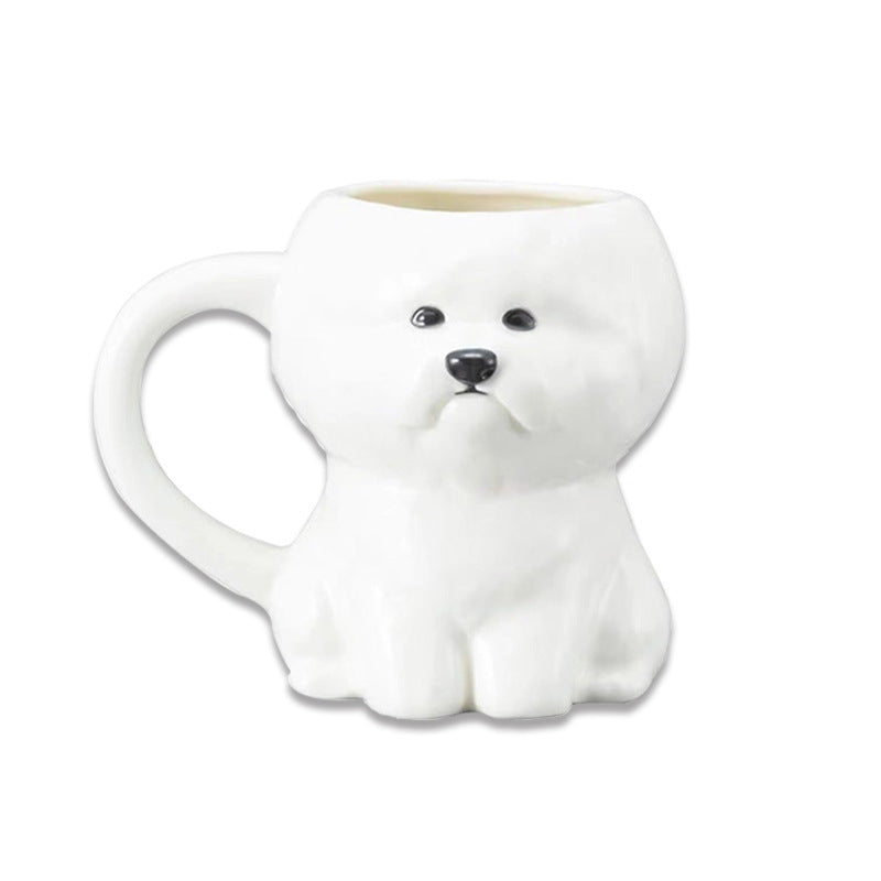 Puppy Ceramic Mug Household Drinking Water