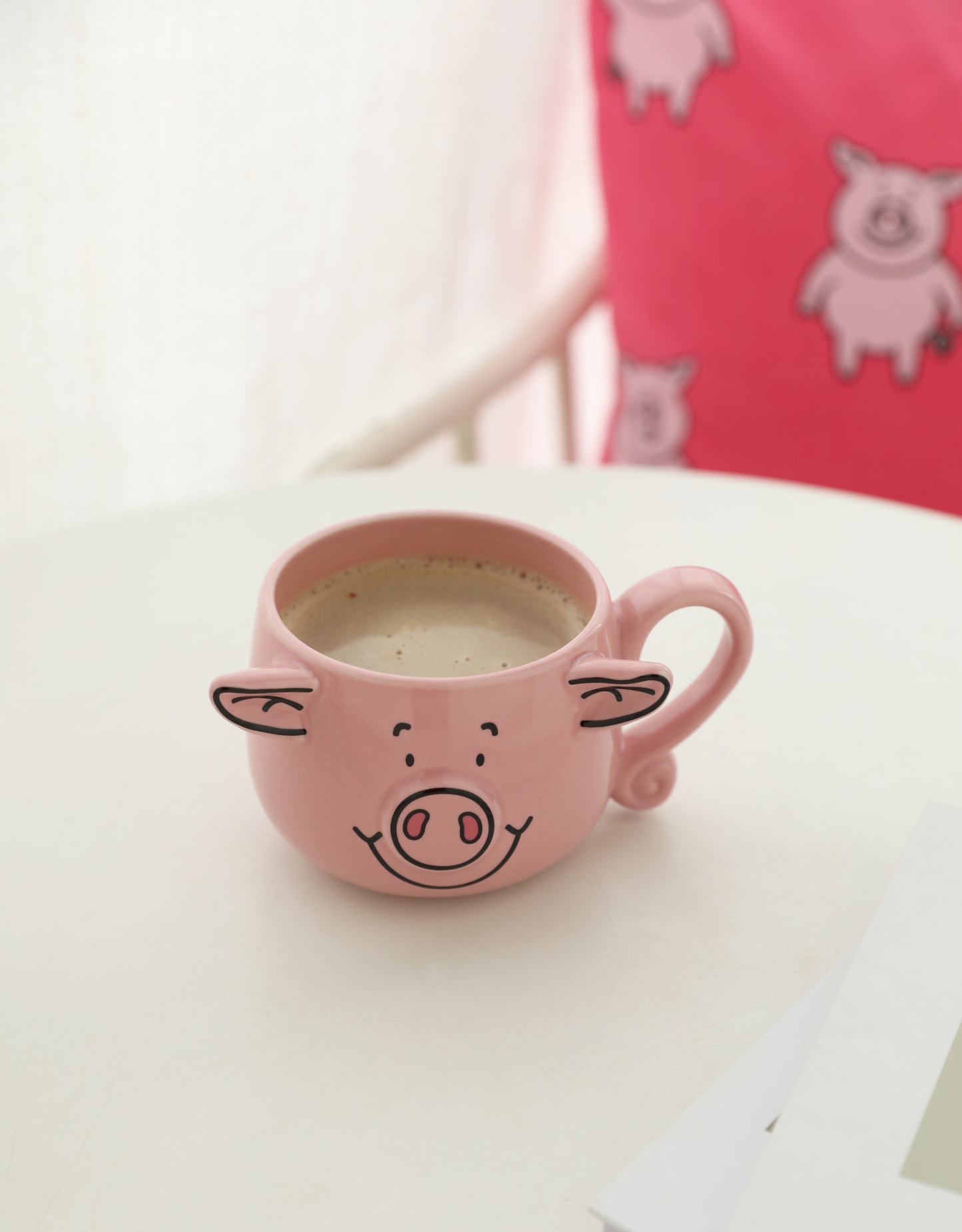 Pig Ceramic Coffee Hanging Ear Mug